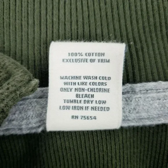 Abercrombie & Fitch Long Sleeve Knit Pullover Men's Green Sweater Size Large - Picture 4 of 9